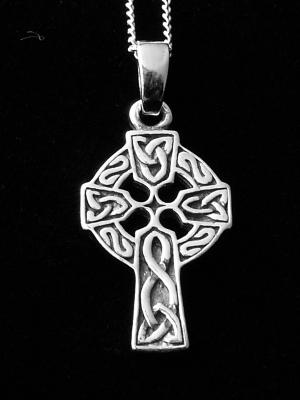 Silver Iona Cross Pendant